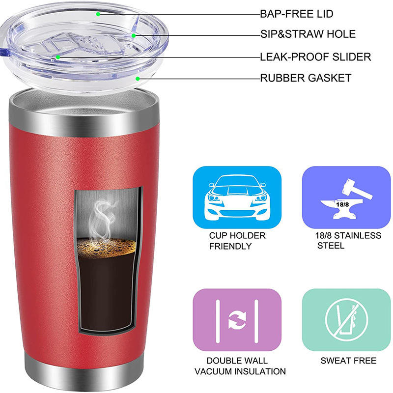 20OZ STAINLESS STEEL VACUUM INSULATED TUMBLER-2